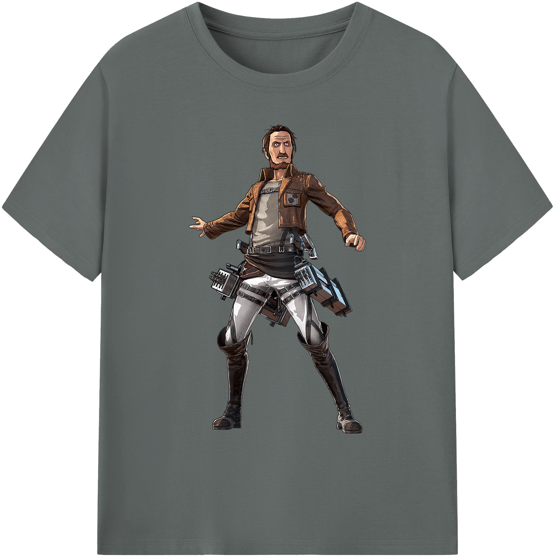 （画像用） 進撃の巨人 Attack on Titan 綿100％ メンズ半袖Tシャツ｜肌触りやわらか＆通気性